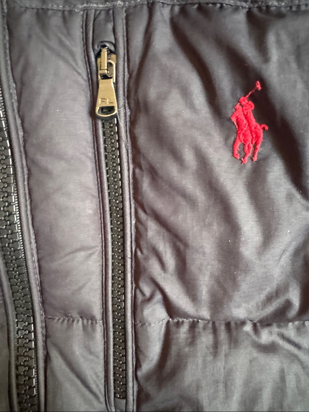 Polo by Ralph Lauren Black Hooded Quilted Down Puffer Jacket - Picture 9 of 16